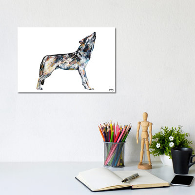 Mishka by Becksy - Wrapped Canvas Print