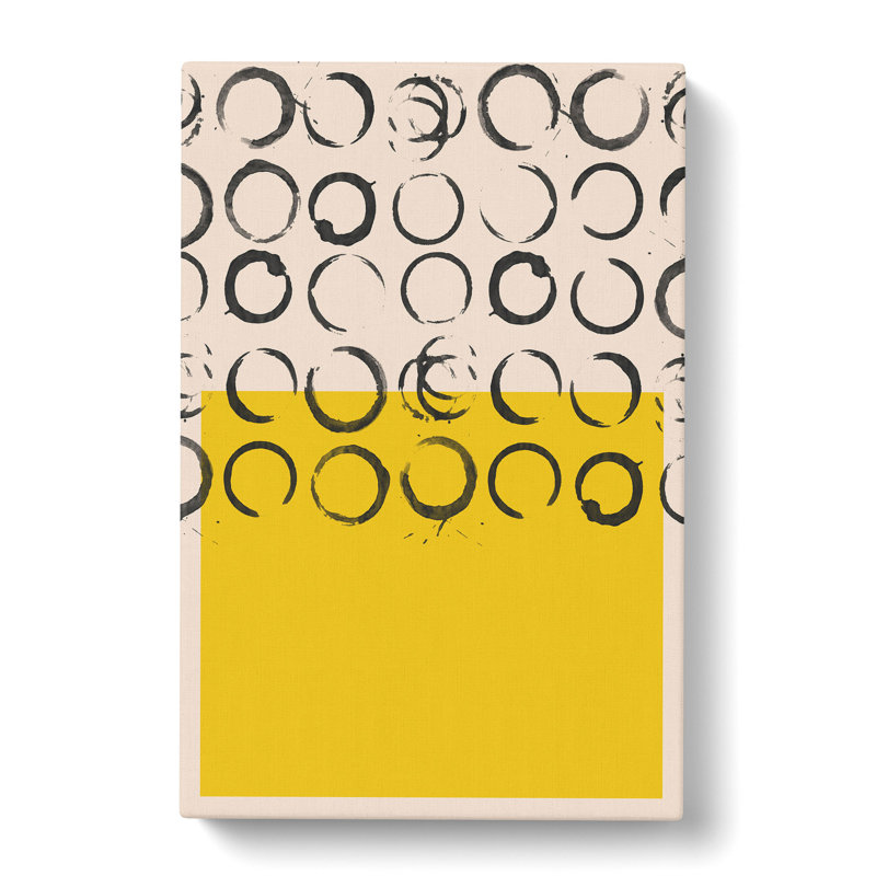 Block Print No.2 - Wrapped Canvas Painting, 50cm H x 35cm W x 3cm D
