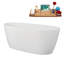 Baignoire autoportante 59 "avec drain interne Streamline-101687452
