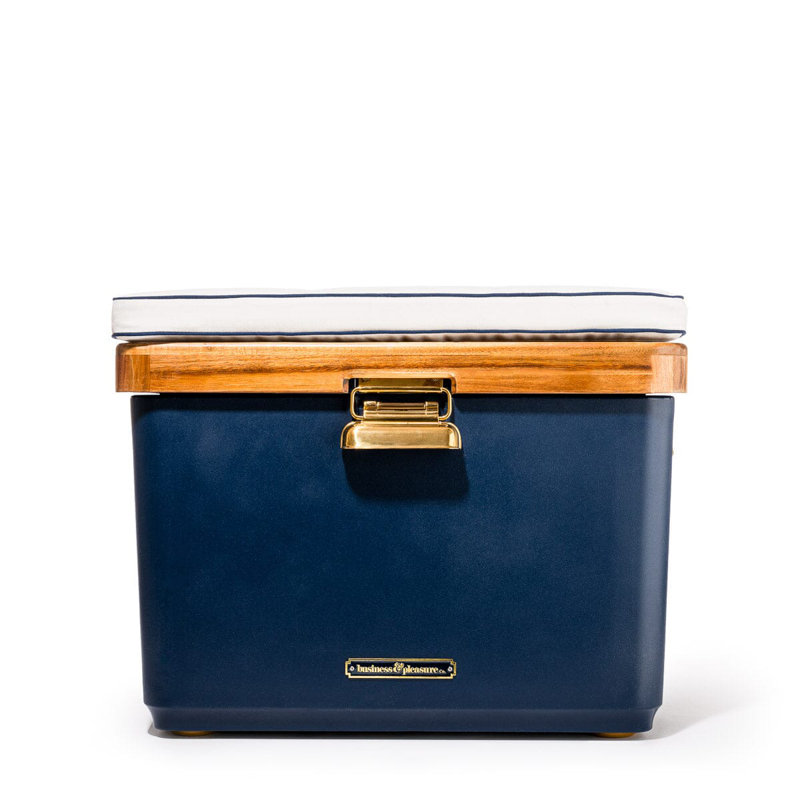 Hemingway Cooler, Navy/White