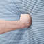 28 repose-pieds en velours côtelé - bleu-1184278519