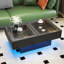 Table basse avec plateau coulissant, table centrale avec compartiment de rangement caché, table extensible pour le salon-1678470543-1678470541