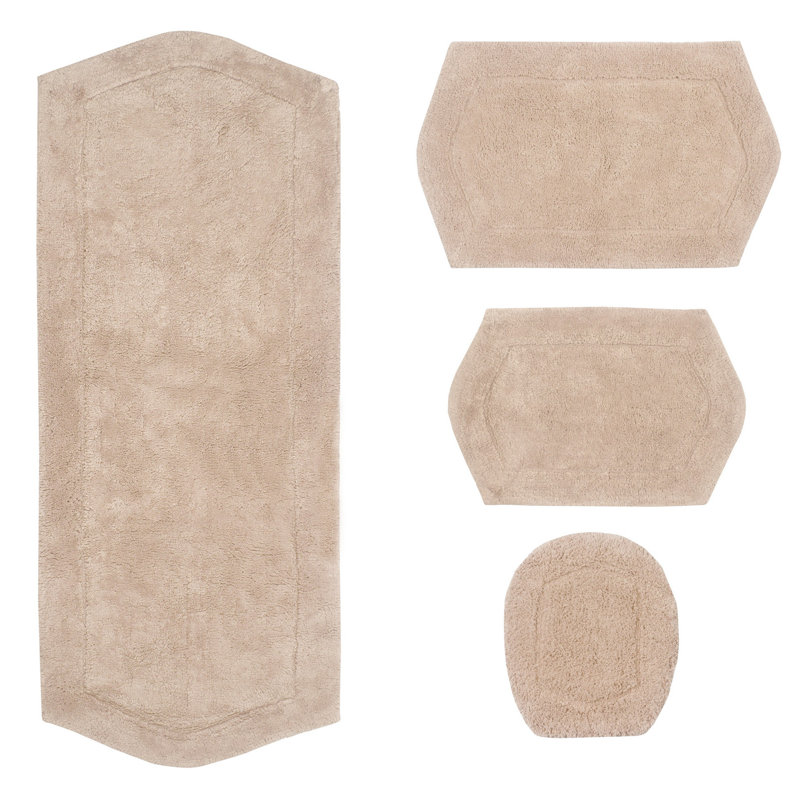 Tapis pour salle de bain Delean, Lin lin
