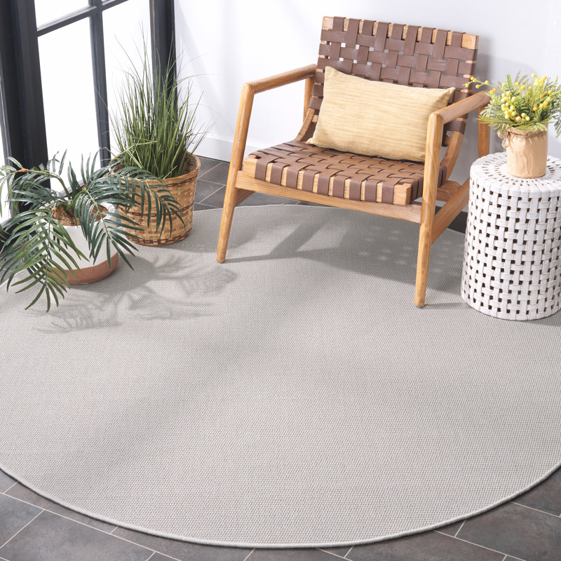 Tapis d'intérieur / extérieur Zyire, Rond 6 pi 7 po