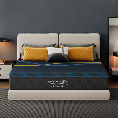 Gel Memory Foam Mattress With Removable Cover, Medium Firm Breathable Mattress In A Box, Pressure Relief, No Fiberglass