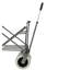 Chariot de plage avec de grandes roues pour le sable capacité de 500 lb - Chariot tout terrain à structure en acier avec pneus pneumatiques de 9 po, conception pliable pliable, sangle avec sac multiusage, noir