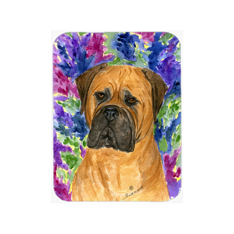 Planche à découper rectangulaire en verre trempé east urban home bullmastiff