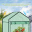 Greenhouse, Garden House, Cold Frame, Tomato House, Vegetable Greenhouse, Winterizing Tent For Plants, White, 101x52x191cm, White-105121880