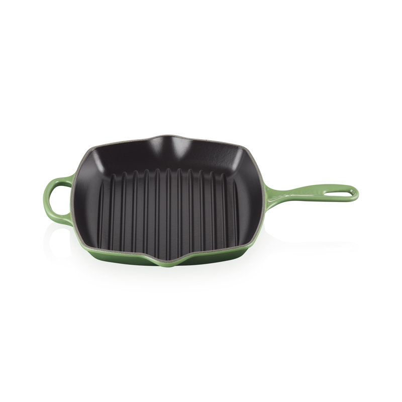 Le Creuset Cast Iron Square Grillit 26cm, Bamboo