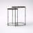 Thaliya Iron Tray Top Nesting Tables