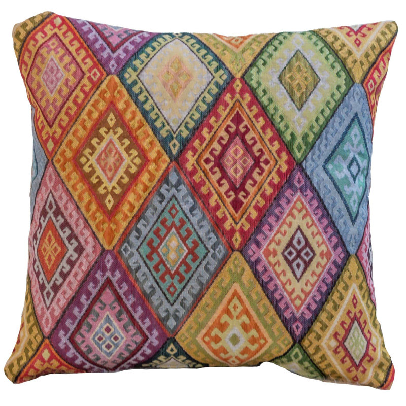 Multicoloured Cushion, 43x43cm, Cover only