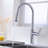 Single-Handle Pull-Down Sprayer Kitchen Faucet in Chrome-70509852