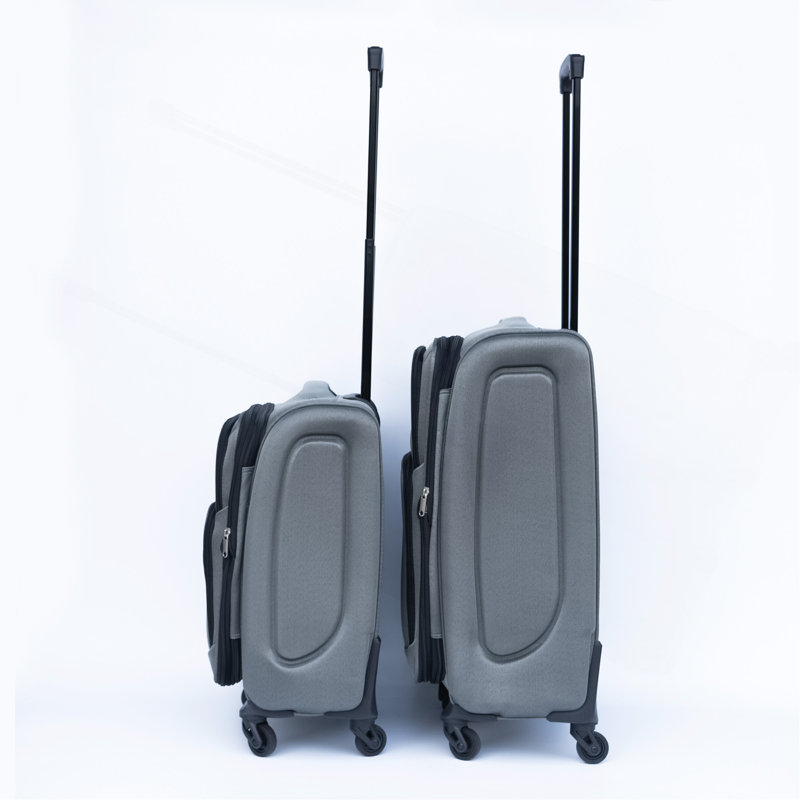 (20 + 24) Ensemble de valises en deux pièces Valise à roulettes Oxford sans verrou universel