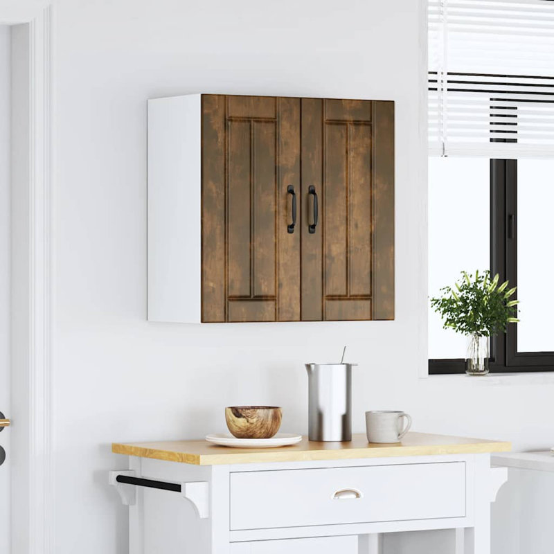 Standard Wall Cabinet, 60cm H x 60cm W x 31cm D, smoked oak