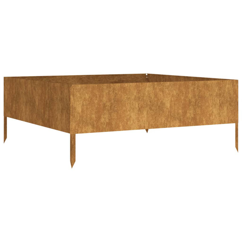 Almarene Metal Raised Garden Bed, 41cm H x 100cm W x 100cm D