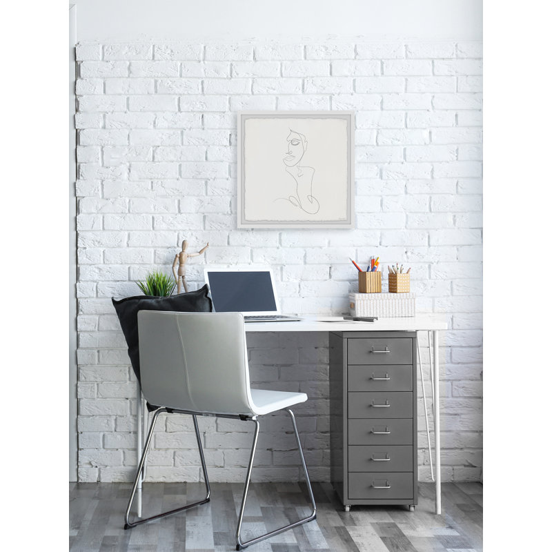 Free Woman - Single Picture Frame Painting, 45cm H x 45cm W
