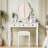 Vanity Desk With Adjustable Angle Mirror