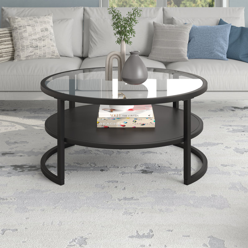 Frame Coffee Table with Storage