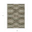 Tapis intérieur lavable abstrait 9 pi x 12 pi beige
