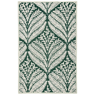 Jahwan Hand Tufted Wool Floral Rug