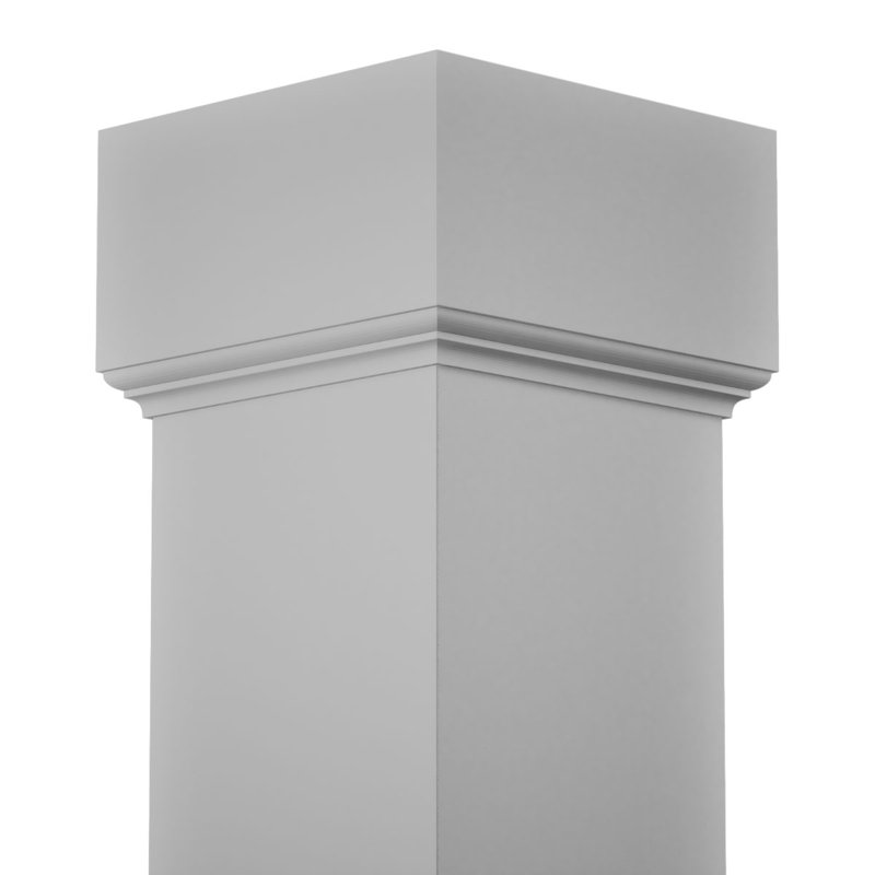 Colonne carrée classique en PVC lisse non effilée Craftsman, base standard et base standard, H 120 po x l 6 po