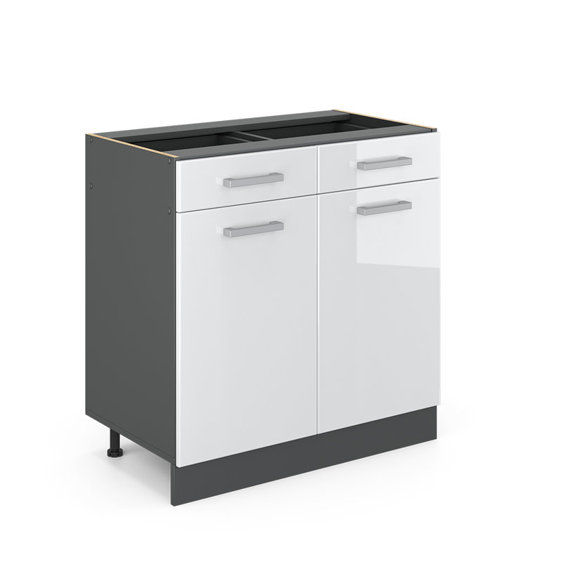 Laciana Module 173 + front R-Line country house white (89), Grey/white