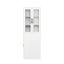 Vitrine H 71 po avec tablette à 4 niveaux et 2 portes en verre pour le bureau-858819276
