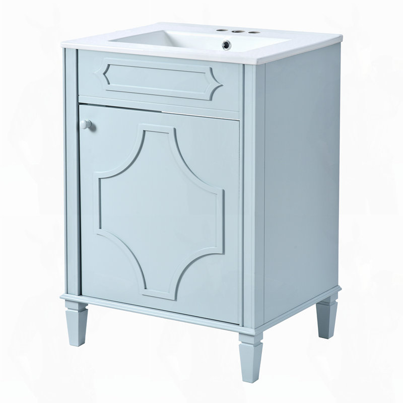 Meuble-lavabo 24 po avec tablette réglable en hauteur