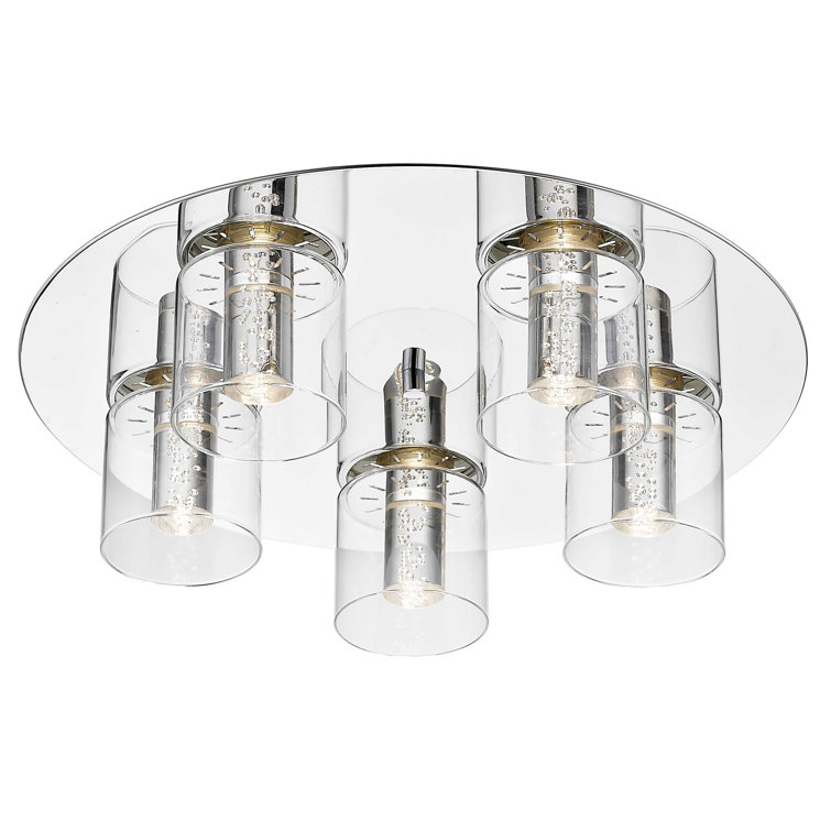 Ralls Glass LED Flush Mount