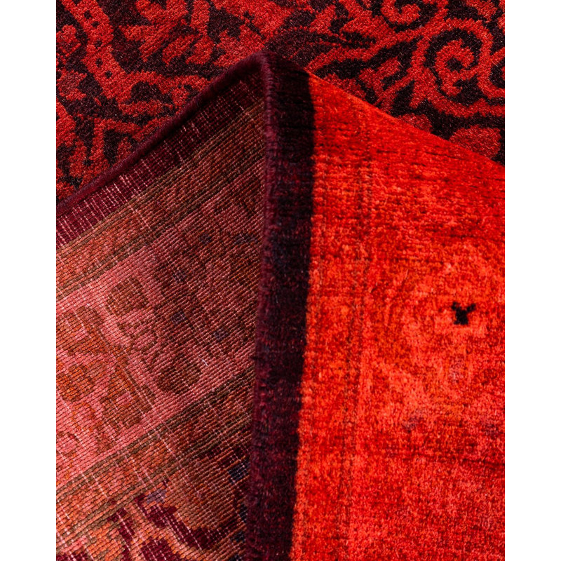 Overyed One-of-a-Kind Runner 2'7" X 7'8" Hand Knotted Area Rug