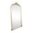 Audranna Gold Metal Scroll Tall Ornate Arched Baroque Room Floor Mirror, 28" x 1" x 48"-1630475935-1630475934