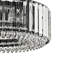 Luxury 4-Light Round Drum Crystal Semi-Flush Ceiling Light-1455180100