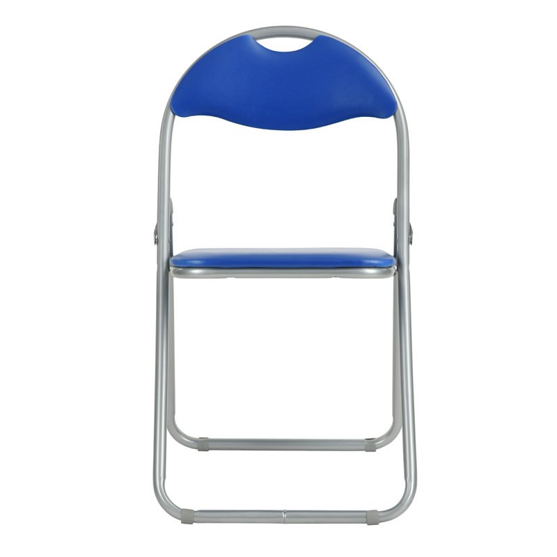 Padded Folding Chair, Blue
