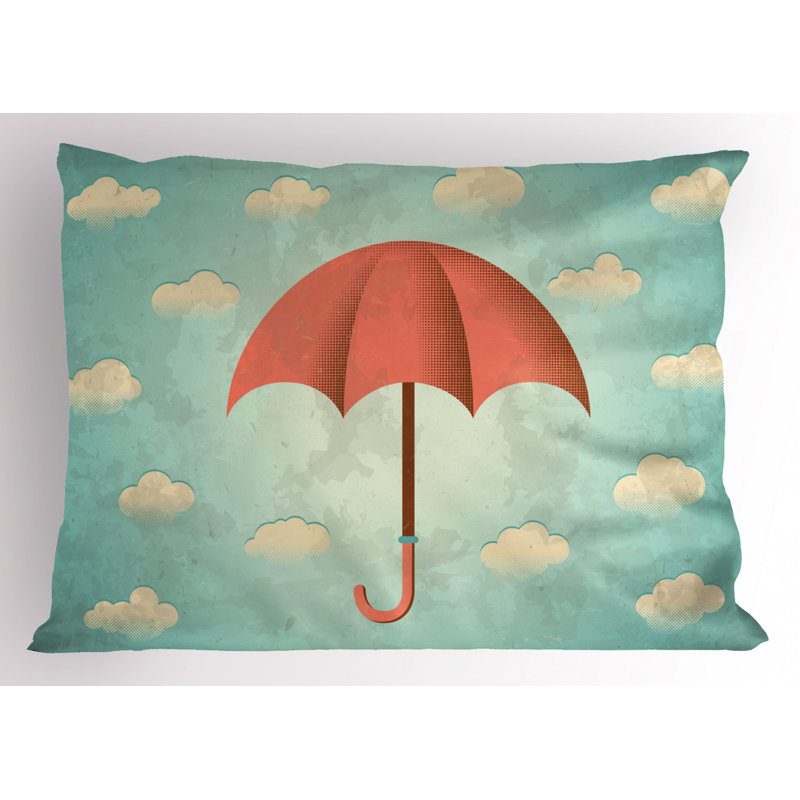 Umbrella Polyester Sham Set, Twin