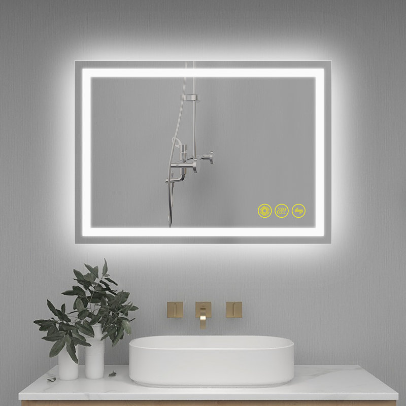 Miroir mural Helga, H 28 po x l 20 po x P 1,2 po