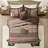 5 Piece Reversible Jacquard Bedspread Set Red