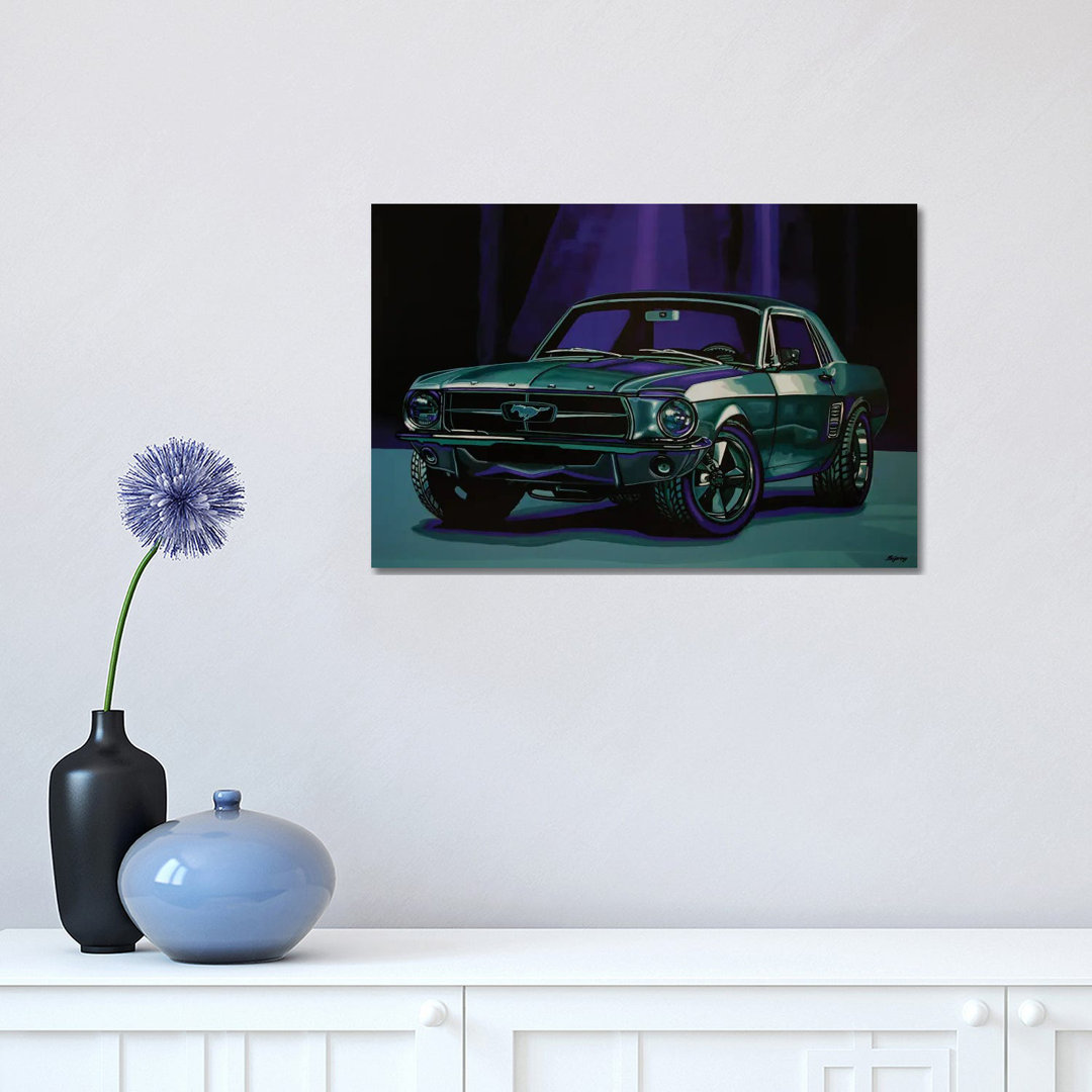 Ford Mustang 1967 by Paul Meijering - Painting on Canvas