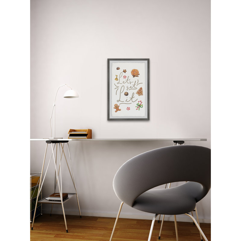 Get Lit - Single Picture Frame Print, 91cm H x 61cm W x 3.81cm D