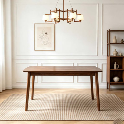 47'' Rectangular Solid Wood Dining Table