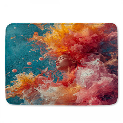 Tapis de bain vibrant pour femme