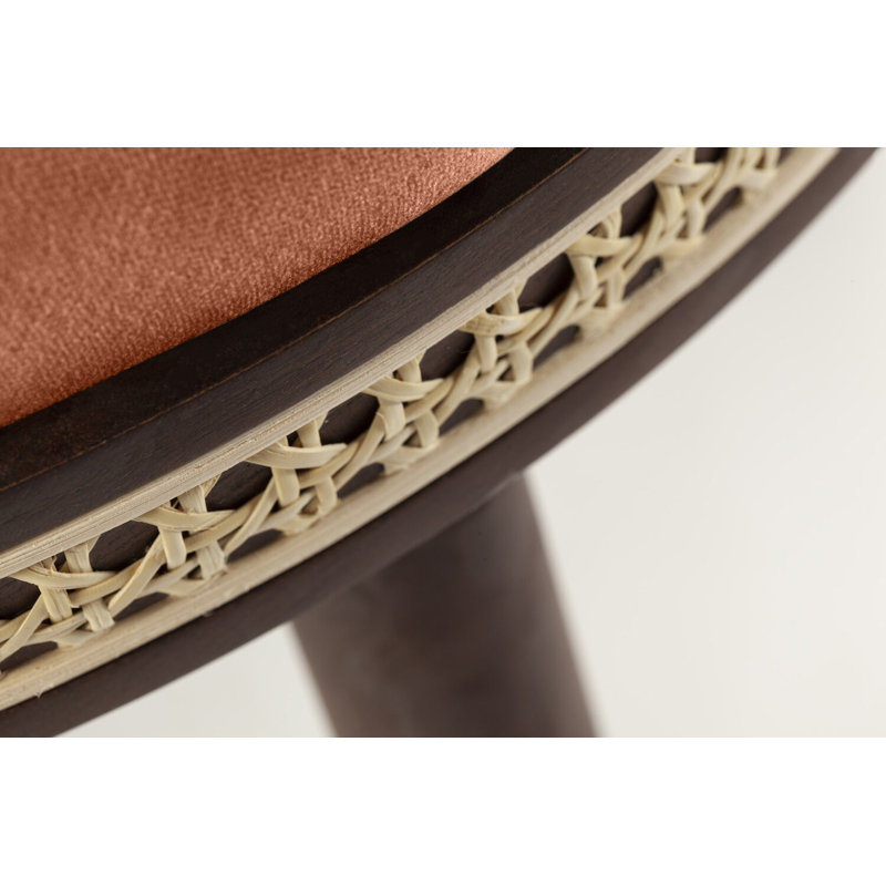 Alma Upholstered Dining Chair, Powder Velvet