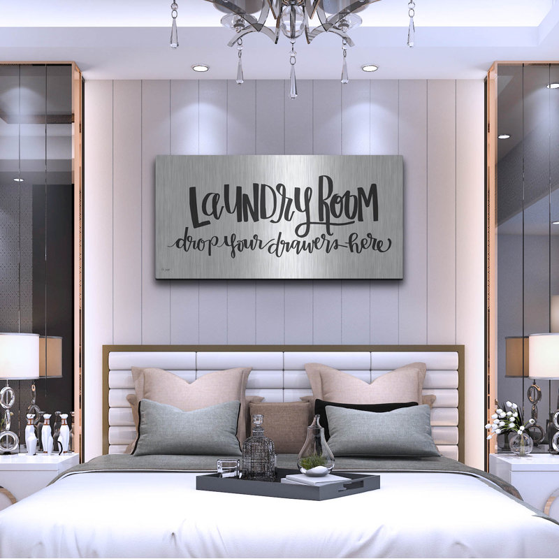 «Laundry Room Drop Your Drawers» par Jaxn Blvd, H 24 po x l 48 po