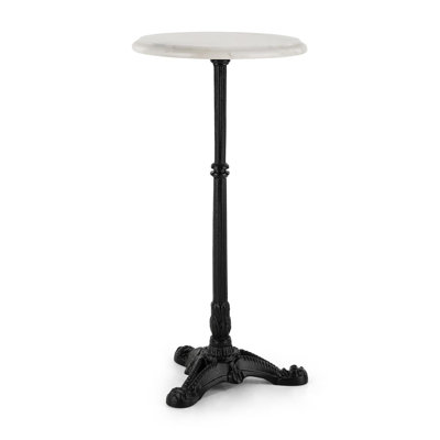 Patras Round Metal Outdoor Bistro Table , 30cm cm W 30cm cm D