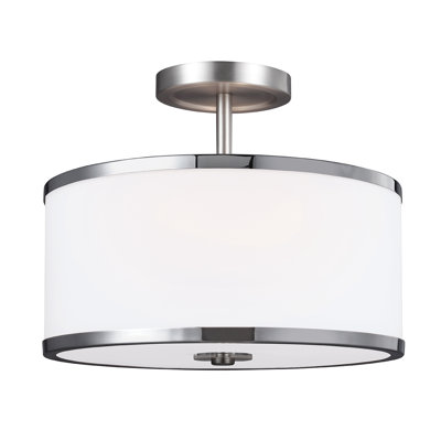 Danes Glass Semi Flush Mount