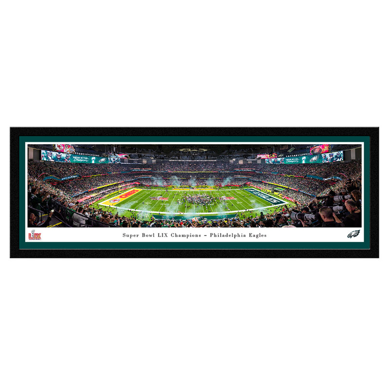 «Philadelphia Eagles», Super Bowl LIX Champions, mat, impression encadrée