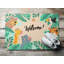 Non-Slip Floral Outdoor Doormat