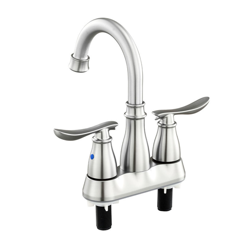 17 Stories Kitchen Faucet, Silver