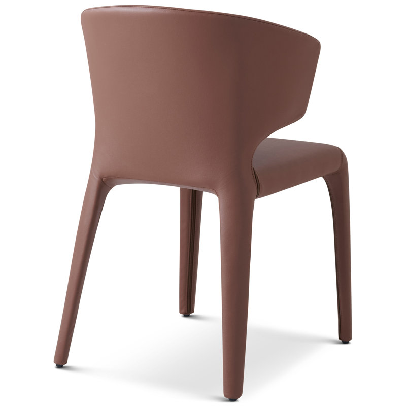 Milan Upholstered Dining Chair, Brown