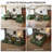 6-seater Oversized Modular Sofa Comfy Cloud Couch With Storage Chenille Deep Convertible Sectional Sleeper Sofa Bed Pet Friendly Covers Washable-1316669124
