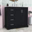 Modern Freestanding Single Bathroom Vanity with Ceramic Sink, Soft-Close Doors and Spacious Storage-1844239954